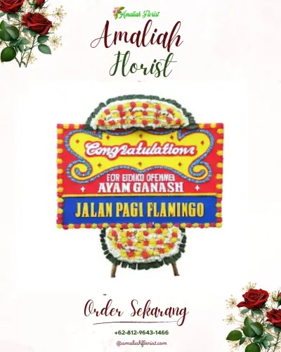 Bunga Papan Congratulation di Pucungbedug